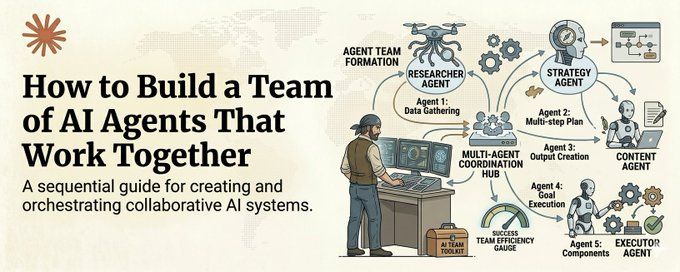 如何构建一支协同工作的AI智能体团队（完整课程）